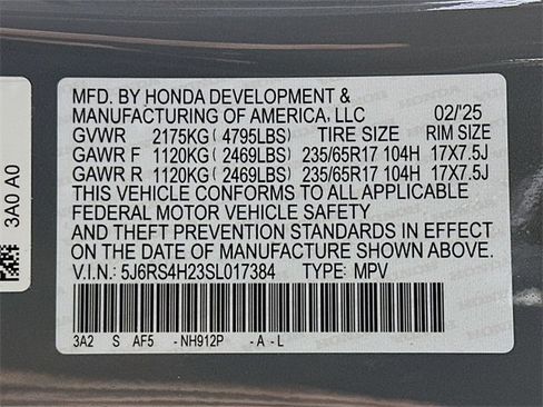 Certified 2025 Honda CR-V LX image 30