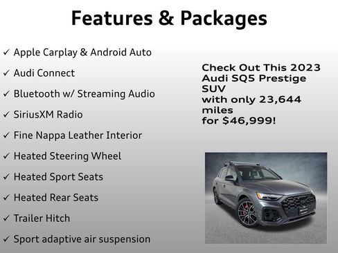 Used 2023 Audi SQ5 Prestige AWD/4WD image 12