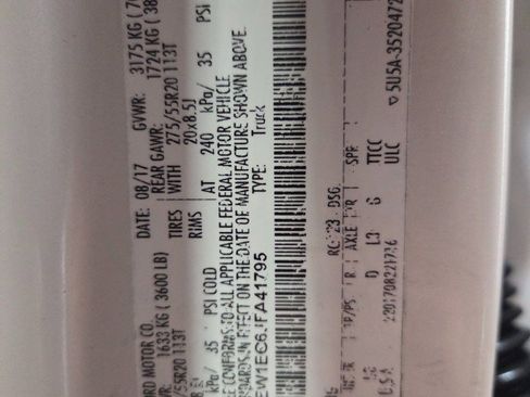 Used 2018 Ford F150 Platinum w/ Equipment Group 701A Luxury image 99