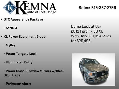 Used 2019 Ford F150 XL w/ Equipment Group 101A Mid image 19