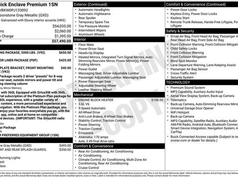 Used 2023 Buick Enclave Premium w/ Trailering Package, 5000 lbs. AWD/4WD image 4