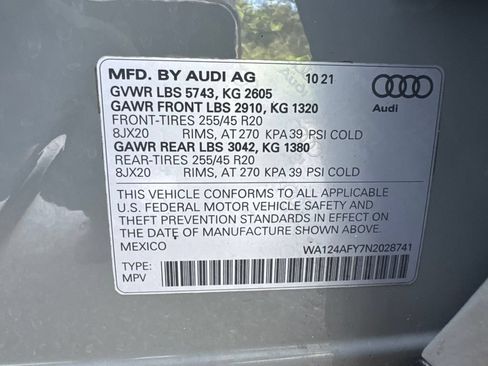 Used 2022 Audi SQ5 Premium Plus w/ Premium Plus Package AWD/4WD image 14