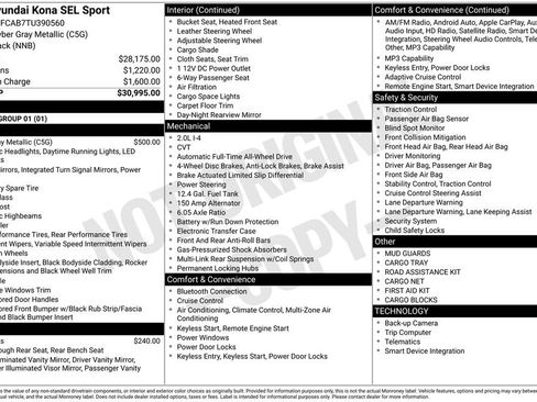New 2026 Hyundai Kona SEL Sport image 26
