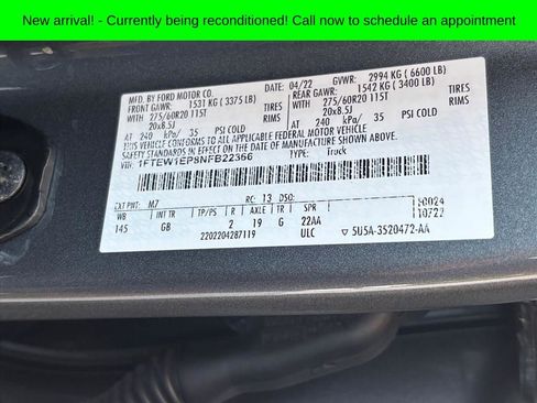 Used 2022 Ford F150 XL w/ STX Black Appearance Package AWD/4WD image 30