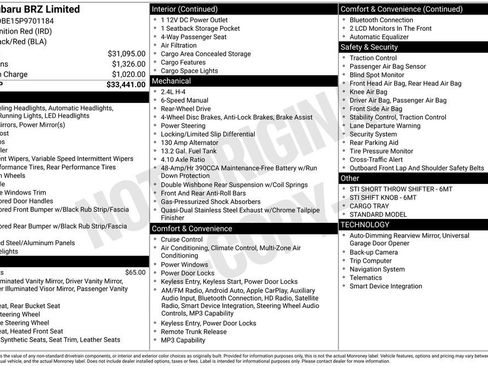 Used 2023 Subaru BRZ Limited image 3