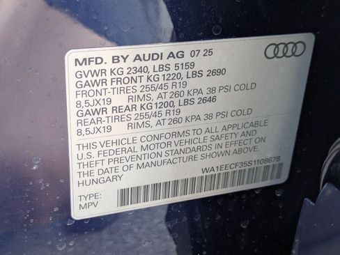 New 2025 Audi Q3 2.0T Premium Plus image 16