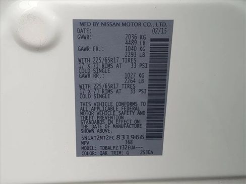 Used 2015 Nissan Rogue S FWD image 24