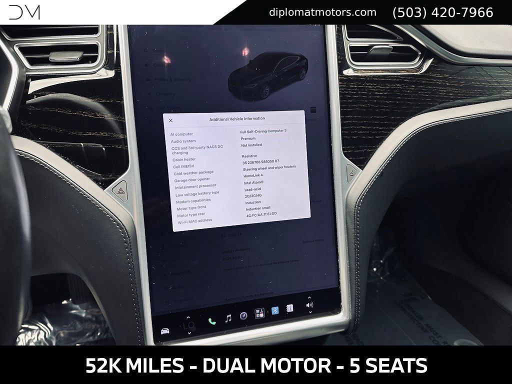 Used 2016 Tesla Model S 60D AWD/4WD image 34