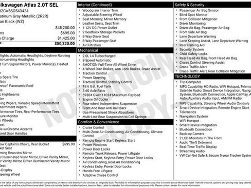 Certified 2025 Volkswagen Atlas SEL AWD/4WD image 34
