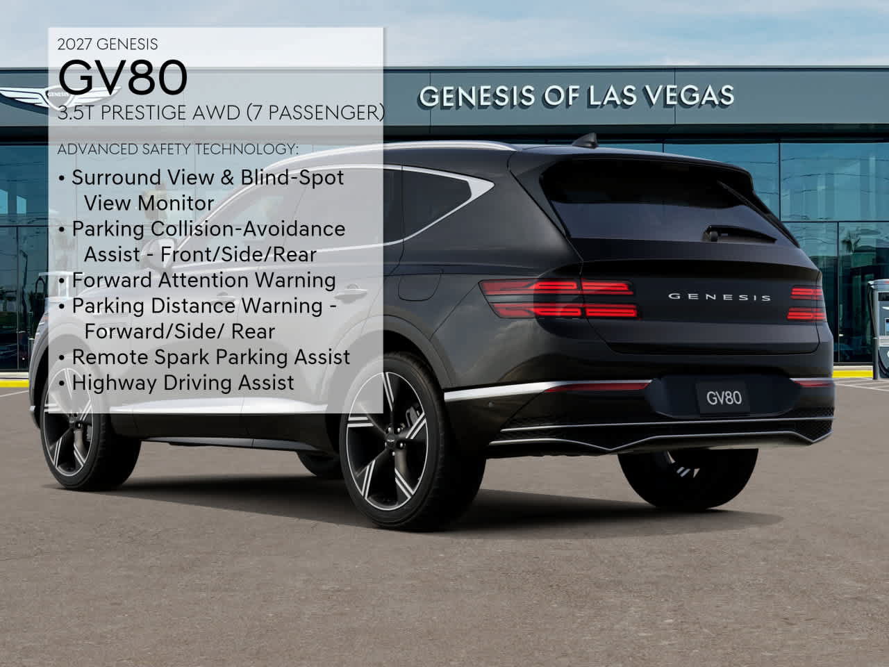 New 2027 Genesis GV80 3.5T Prestige AWD/4WD image 7