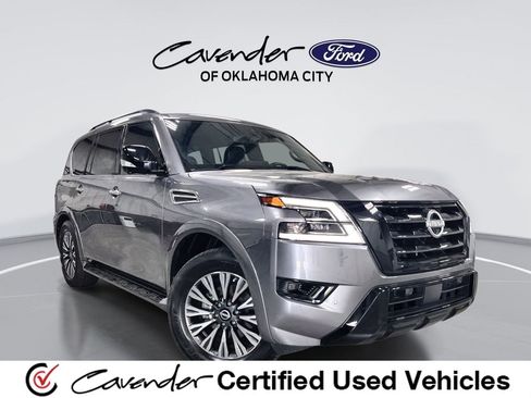 Used 2023 Nissan Armada SL w/ Midnight Edition Package RWD image 1