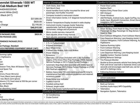 Used 2025 Chevrolet Silverado 1500 W/T w/ WT Value Package RWD image 5