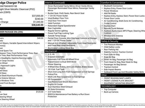 Used 2019 Dodge Charger Police image 15