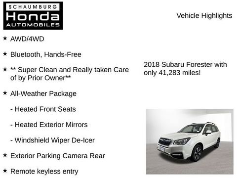 Used 2018 Subaru Forester 2.5i Premium w/ All-Weather Package image 7