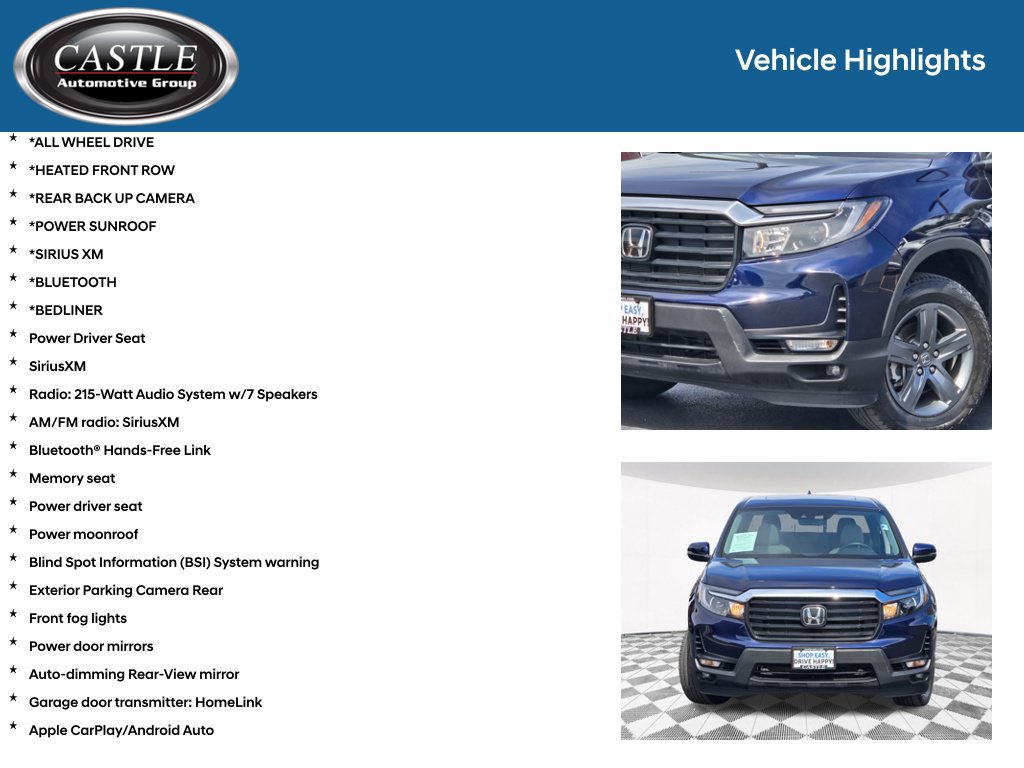 Used 2023 Honda Ridgeline RTL image 3