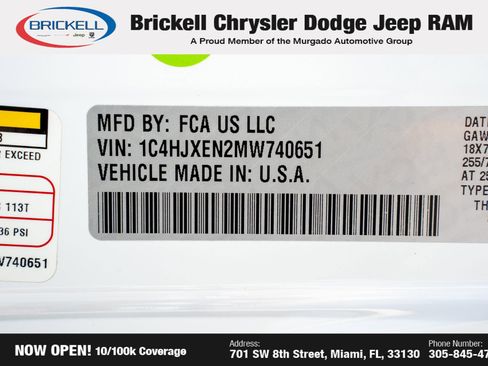 Used 2021 Jeep Wrangler Unlimited Sahara image 36