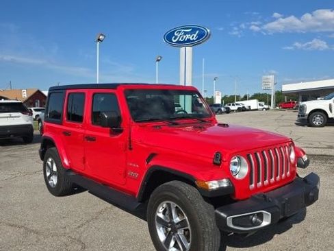 Used 2023 Jeep Wrangler Unlimited Sahara w/ Cold Weather Group AWD/4WD image 1