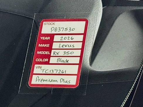 Used 2026 Lexus RX 350 Premium Plus w/ Convenience Package AWD/4WD image 25