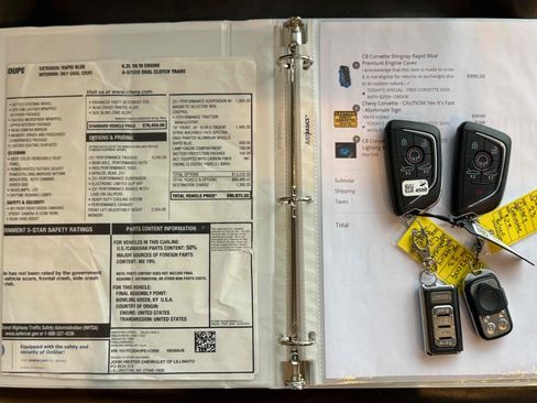 Used 2023 Chevrolet Corvette Stingray Premium Cpe w/ Z51 Performance Package image 9