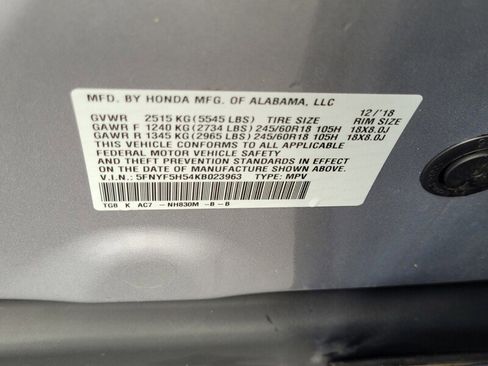 Used 2019 Honda Pilot EX-L image 18