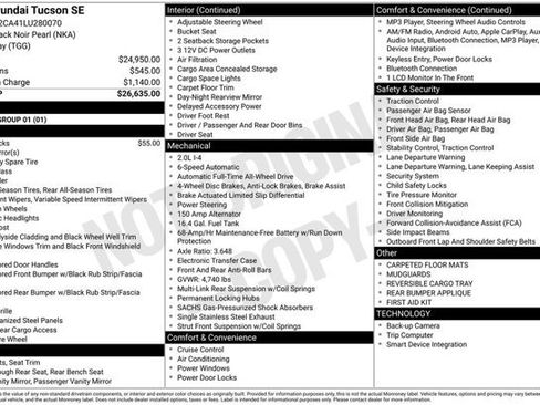 Used 2020 Hyundai Tucson SE image 2