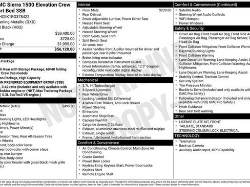 Used 2024 GMC Sierra 1500 Elevation RWD image 40