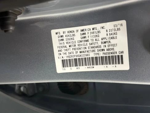 Used 2016 Honda Accord Touring image 25