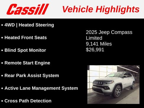 Used 2025 Jeep Compass Limited image 3