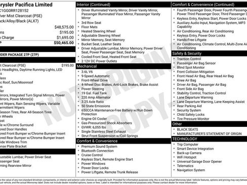 Used 2024 Chrysler Pacifica Limited image 2