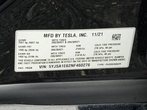 Used 2022 Tesla Model S Plaid AWD/4WD image 9