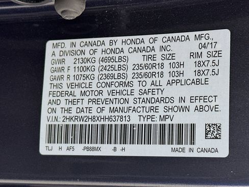 Used 2017 Honda CR-V EX-L image 12