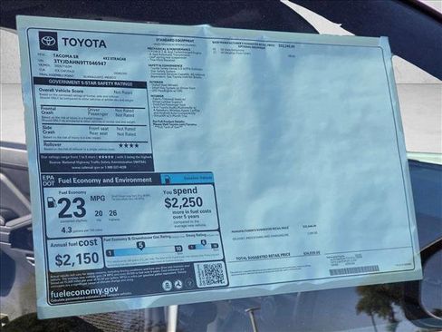 New 2026 Toyota Tacoma SR RWD image 17