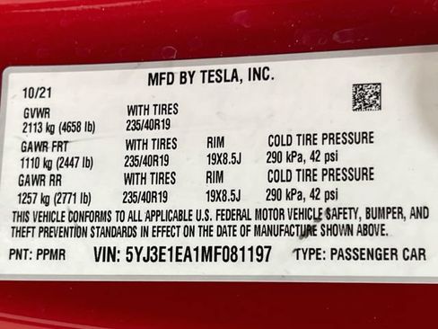 Used 2021 Tesla Model 3 Standard Range Plus RWD image 33