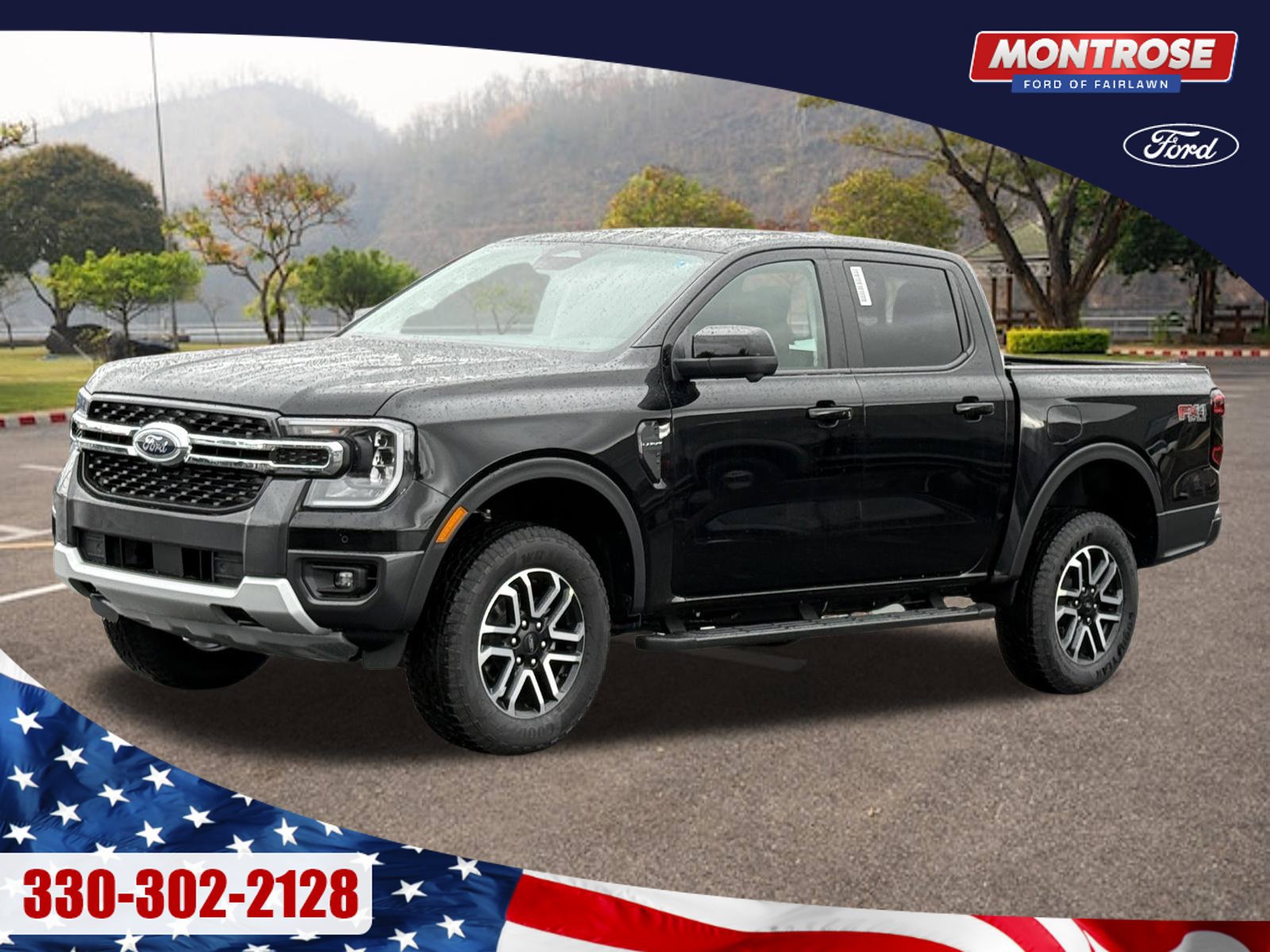 New 2026 Ford Ranger Lariat w/ FX4 Off-Road Package AWD/4WD 360° Tour