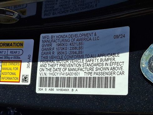 Used 2025 Honda Accord SE image 28
