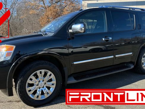 Used 2015 Nissan Armada Platinum w/ 2nd Row Captain Seat Package image 1