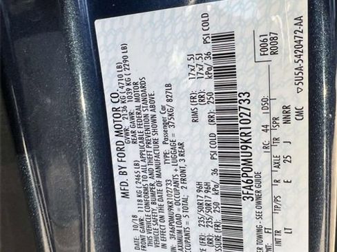 Used 2019 Ford Fusion SEL image 20