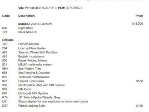 Certified 2025 Mercedes-Benz GLA 250 image 4