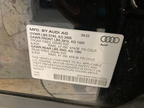 Used 2022 Audi SQ5 Premium Plus w/ Premium Plus Package AWD/4WD image 56