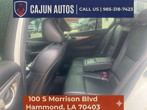 Used 2018 INFINITI Q50 Red Sport 400 w/ Cargo Package (L95) RWD image 14