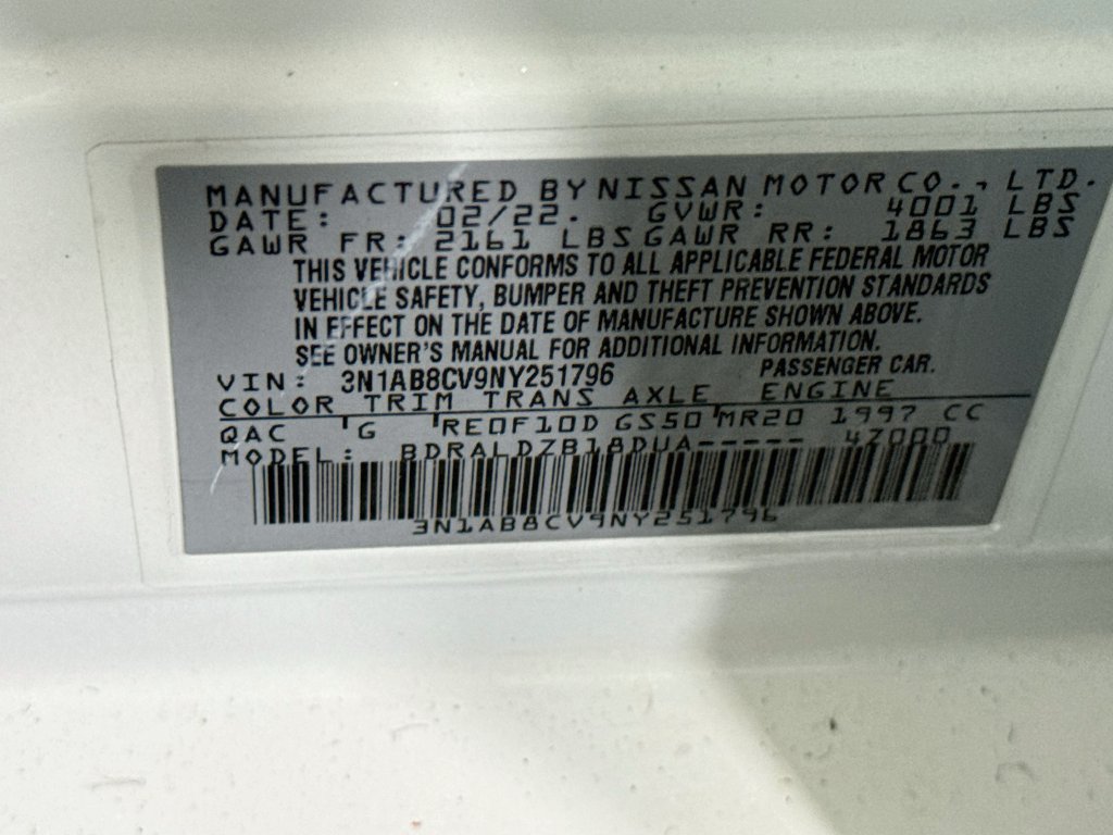 Used 2022 Nissan Sentra SV FWD image 32