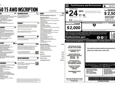 Used 2021 Volvo XC60 T5 Inscription w/ Advanced Package image 3