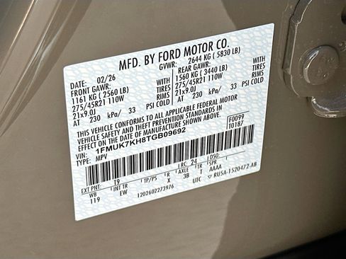 New 2026 Ford Explorer ST-Line w/ ST-Line Street Pack RWD image 21