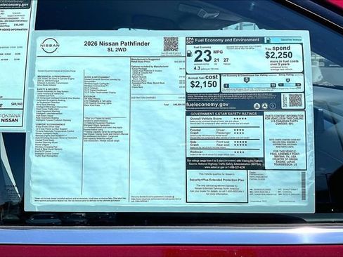New 2026 Nissan Pathfinder SL FWD image 14
