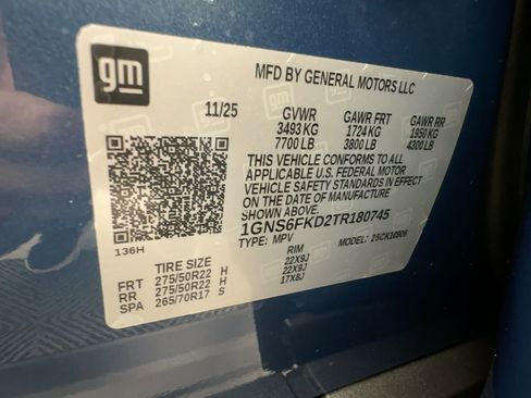 New 2026 Chevrolet Suburban Premier w/ Sun And Tow Package image 21