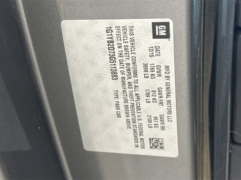 Used 2016 Chevrolet Corvette Stingray w/ Battery Protection Package image 27