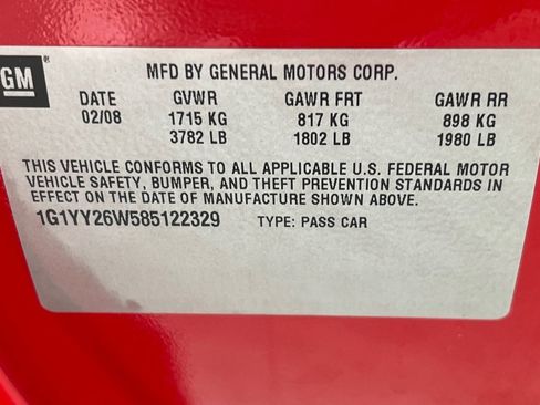 Used 2008 Chevrolet Corvette Coupe w/ Preferred Equipment Group RWD image 19
