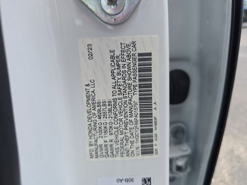 Certified 2023 Honda Accord EX-L image 30