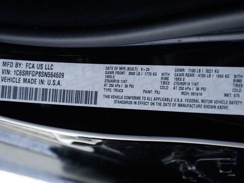 Used 2025 RAM 1500 Tradesman w/ Night Edition image 49