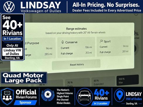 Used 2022 Rivian R1T Launch Edition AWD/4WD image 26